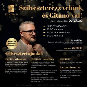 Szilveszterezz a Szindbádban Gitano-val!