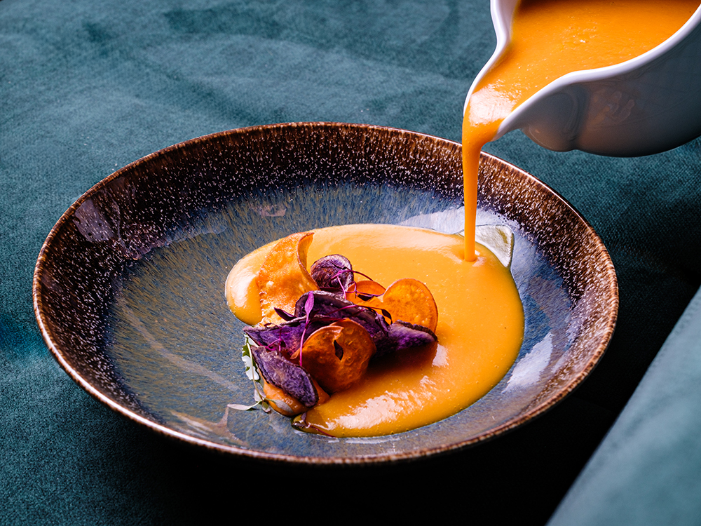 édesburgonyakrémleves