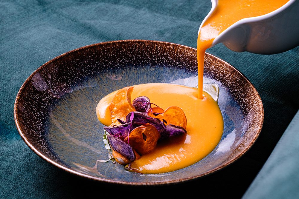 édesburgonyakrémleves